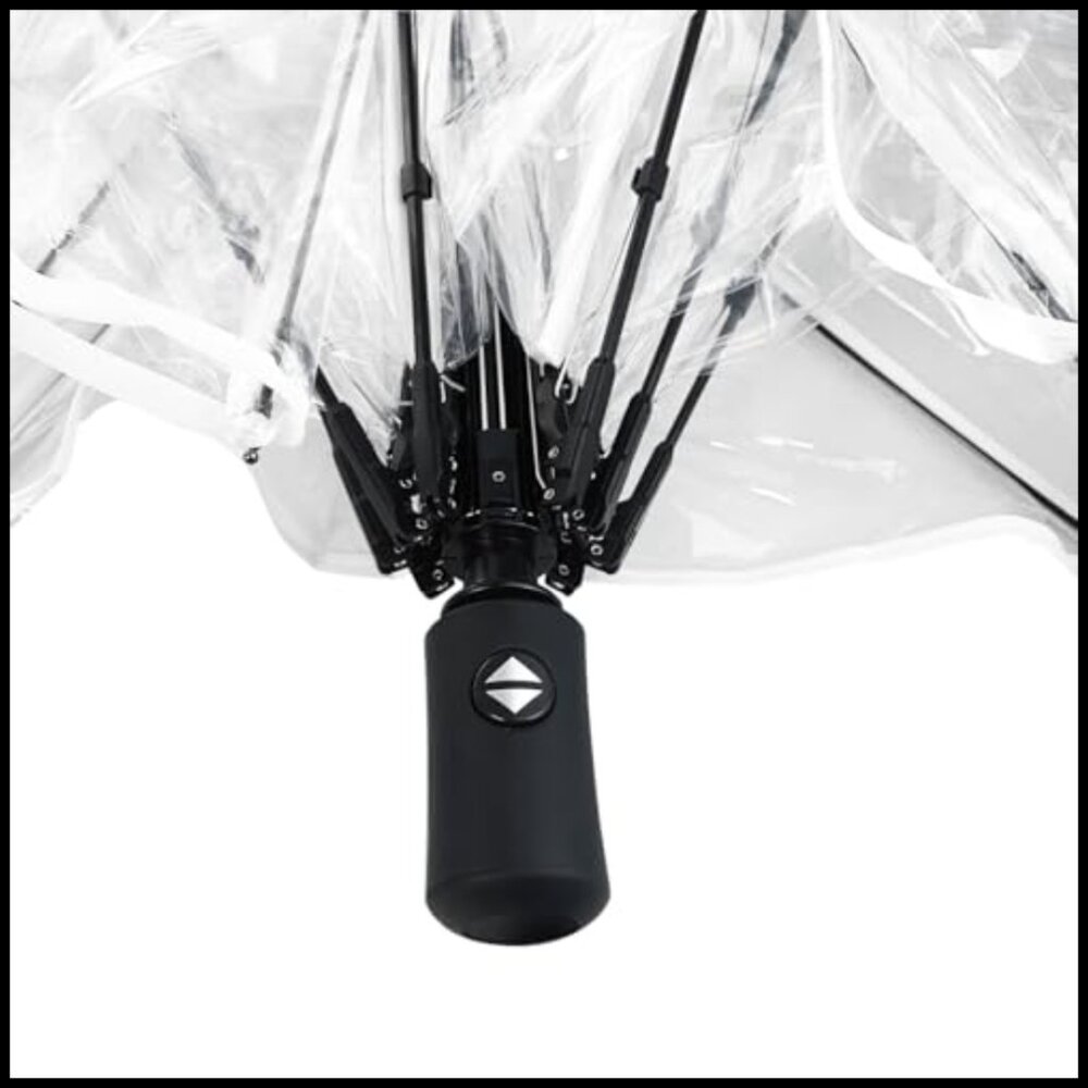 Automatic Clear Umbrella Windproof Portable Folda… - image 5